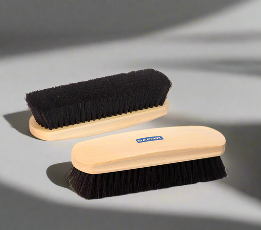 Saphir Beaute de Cuir - Natural  Horsehair Brush - 18cm